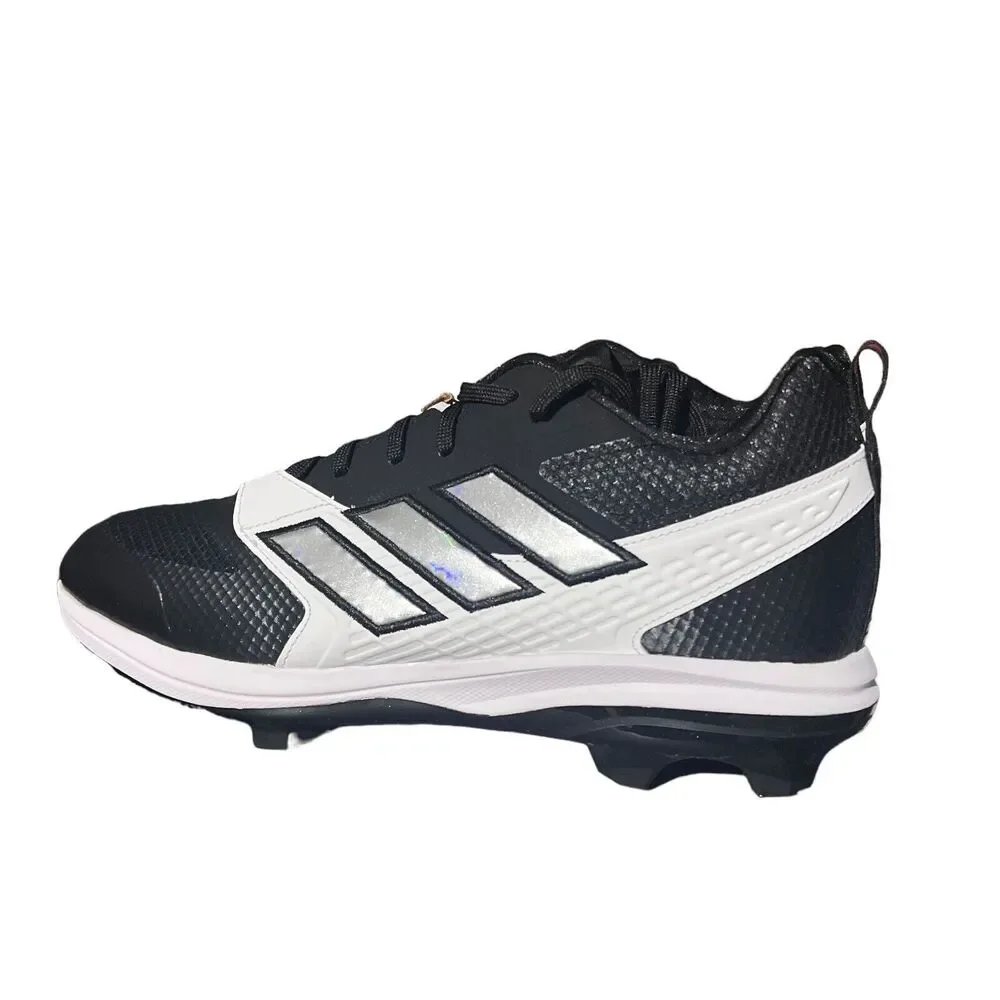 adidas‎ Cleats Mens 13 Baseball Black ICON 7 TPU Silver 3 Stripes IG7109 Spring